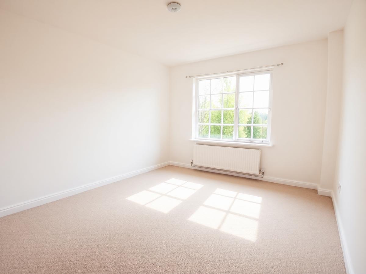 Freshly painted and cleaned room after a between-tenancy makeover